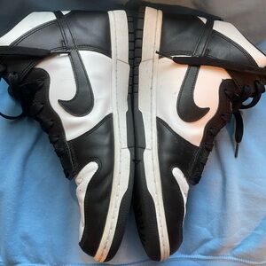 Dunk high black and white - MENS 10